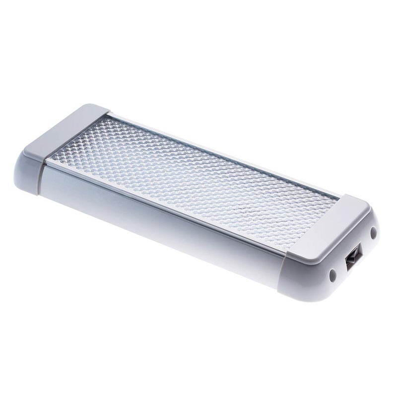 Raycharm RV Marine LED Interior Light Fixture, 10.3" x 3.9" Aluminum Housing, 6000K Cool-White Large Spaces Illuminating,High-Output Low Ampere Draw, Built-in On/Off Rocker Switch, 12V-24V DC, 1-Pack - Image 2